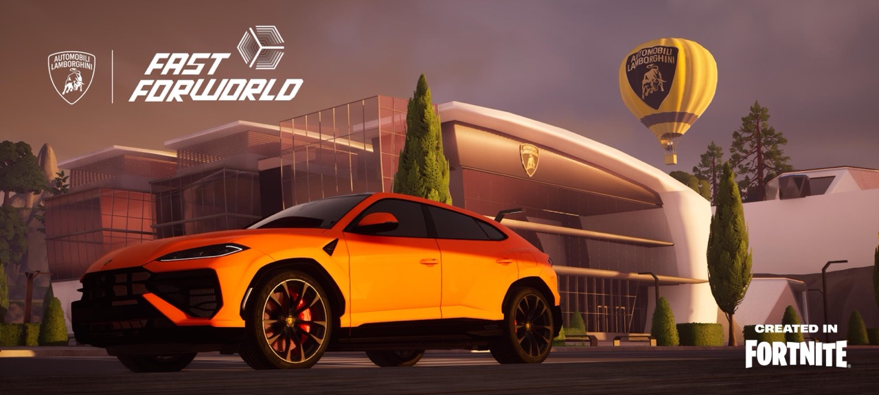 Lamborghini 登陆 Fortnite 开启 Fast ForWorld 数位超跑新