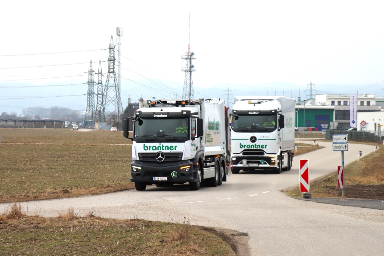 Mercedes-Benz eActros 纯电重卡军团进驻奥地利