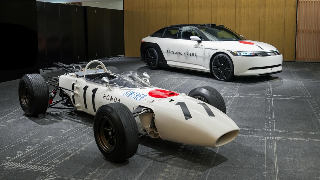 AFEELA 1 披上 RA272 传奇战衣 Sony Honda Mobility 震撼现身银座